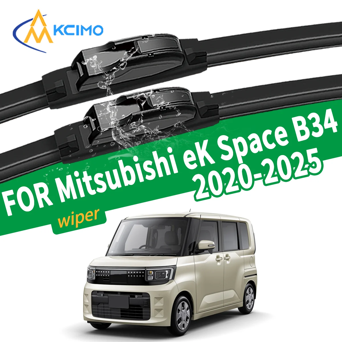 

For Mitsubishi eK Space 2020-2025 Windshield Wiper Blades Silent Automotive Replacement Parts Premium Quality Front Window Wiper