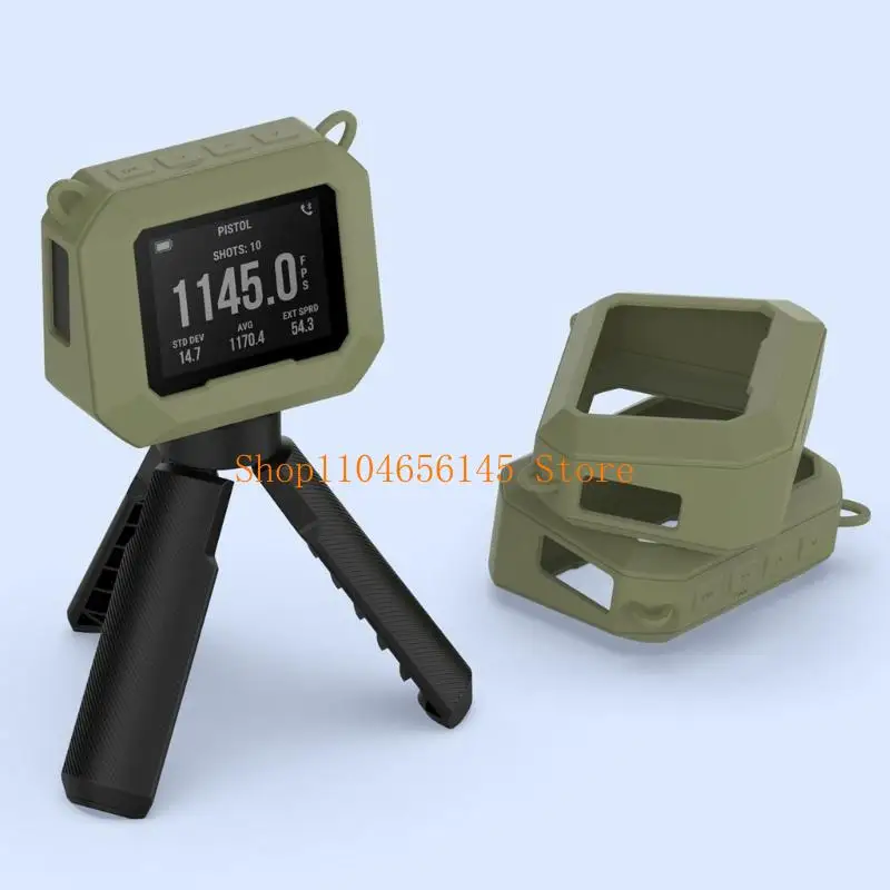 

652F Protective Case Grip Guard With Enhances Grip And Heat Dissipation For Chronograph Equipment Outdoor Activity