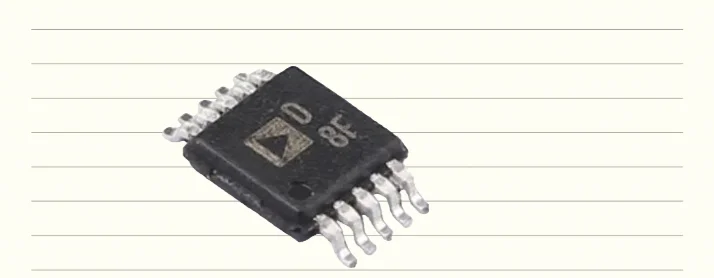 Brand new original stock AD5324ARMZ-REEL7 12 bit analog-to-digital converter chip package MSOP-10 2.5 V to 5.5 V, 500 uA, four-w