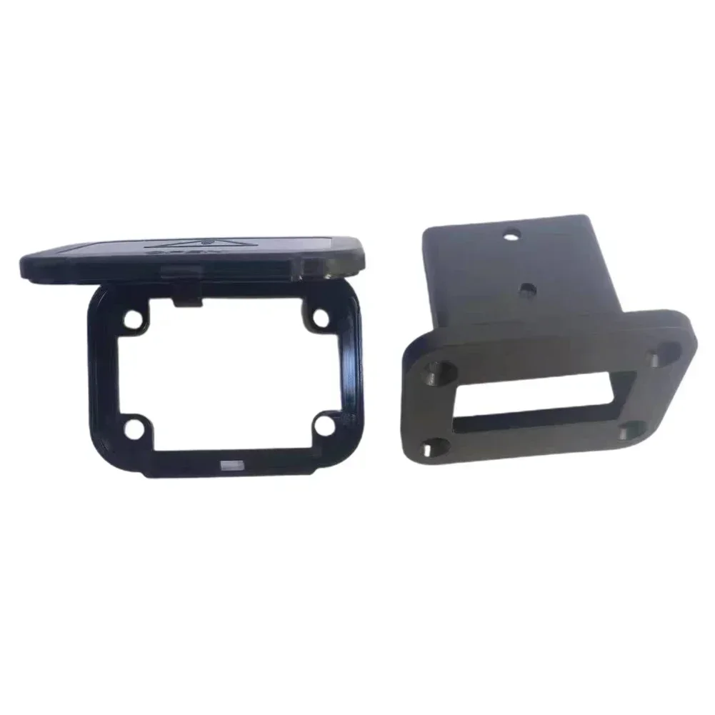 For Anderson Socket Panel Bracket Cover 50A 600V Black Socket Bracket Cover FOR Anderson Flush For Caravans Mount