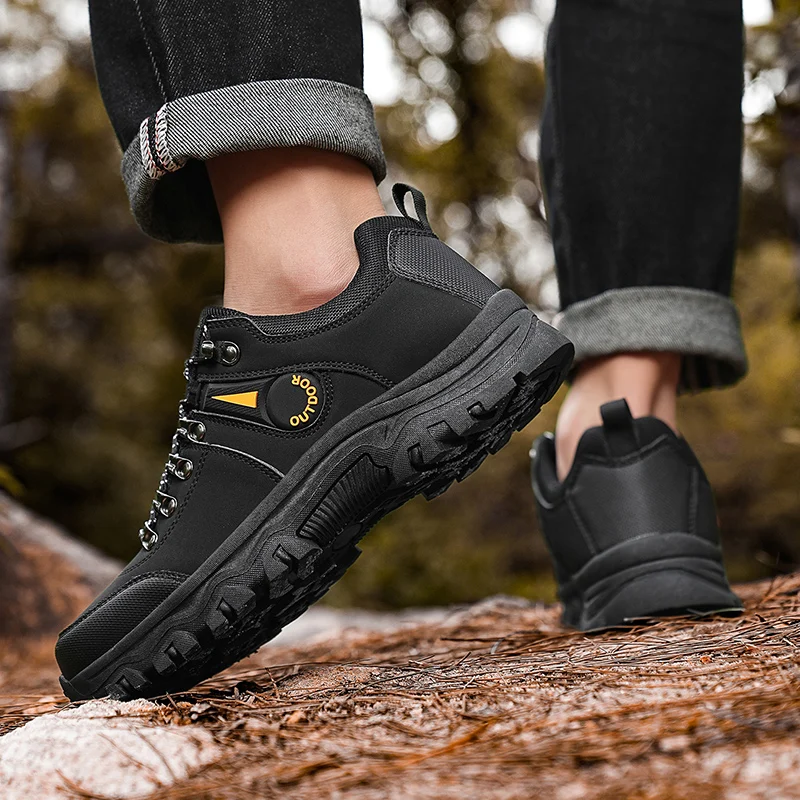 Sapatos de caminhada masculinos ao ar livre trekking confortável respirável anti deslizamento super grande tamanho 47 elegante versátil durável leve