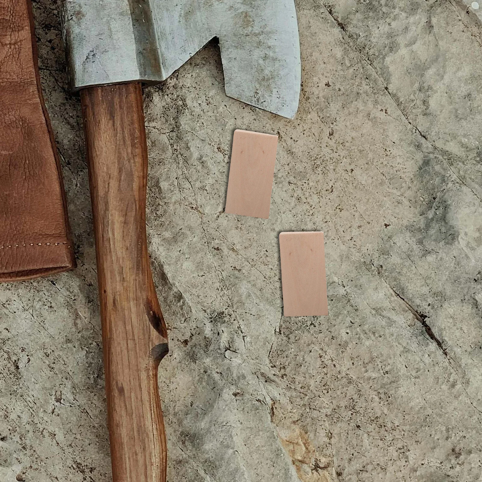 

10Pcs Wooden Wedge Axe Handle Repair Kit Hand Hoe Parts Garden Tool Handle Wedge Replacement Accessories for Axe Repair Garden