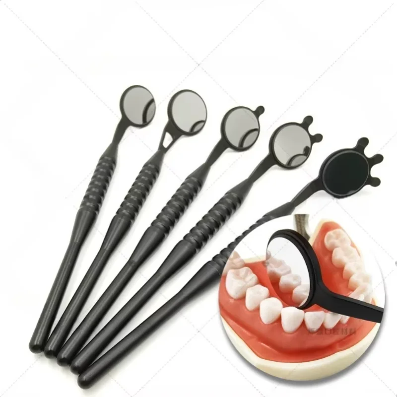 Lab Mouth Mirror Front Rhodium Plating,Single/double-sided Mirror,Root Canal Inspection Tool.High Temperature Resistance 135 °