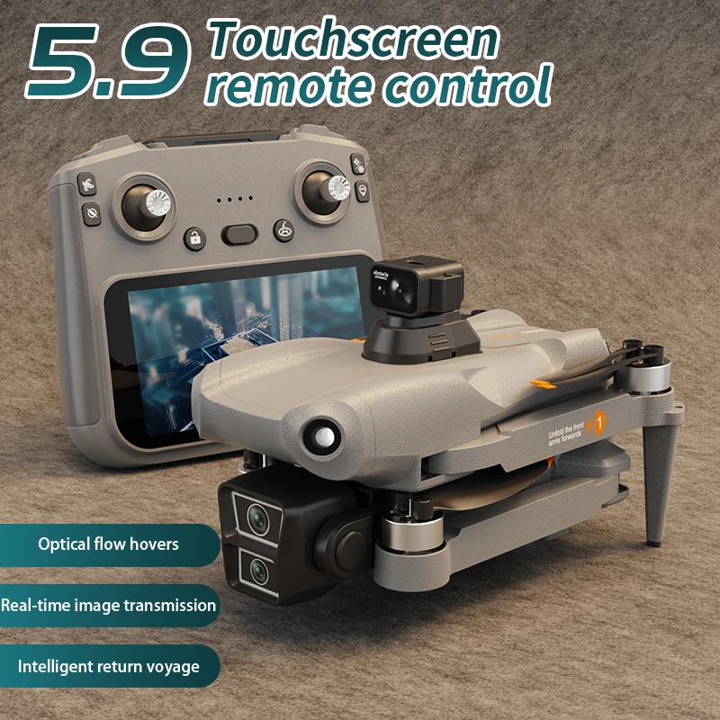 L300 UItraドローン 4KプロフェッショナルHDデュアルカメラタッチスクリーンGPS 5G WIFI 360 °   障害物回避ブラシレス折りたたみ式クアッドコプター
