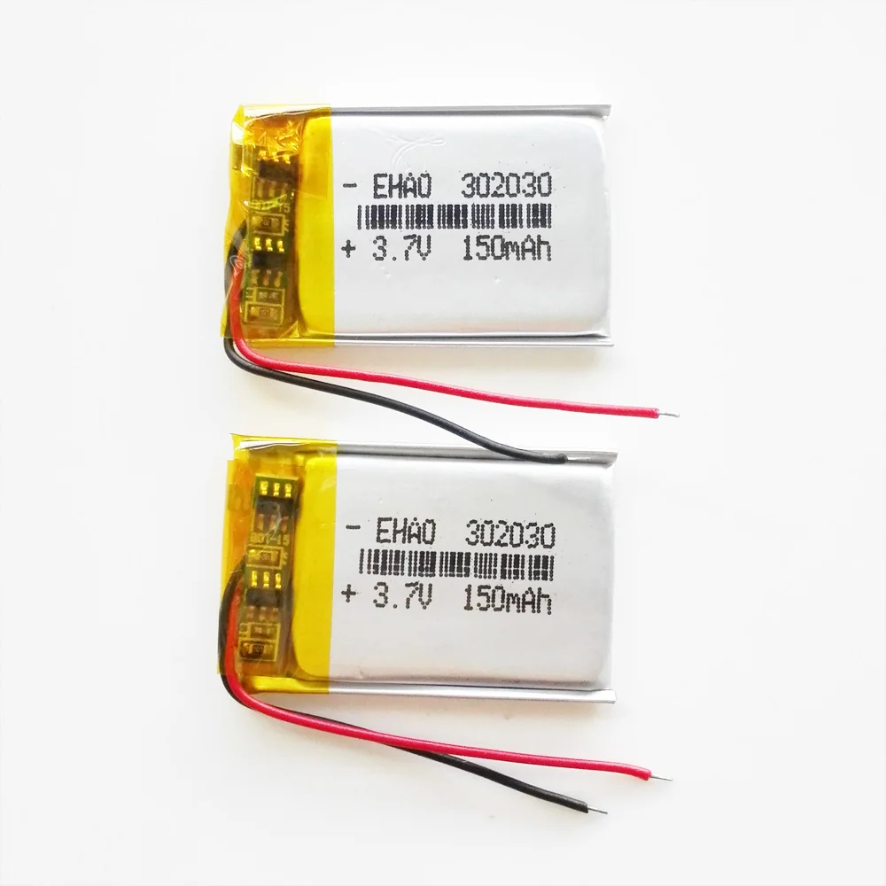 3.7V 150mAh LiPo akumulator 302030 do Mp3 Bluetooth GPS DVD Vedio Pen zestaw słuchawkowy rejestrator słuchawek inteligentny zegarek z lampą Led