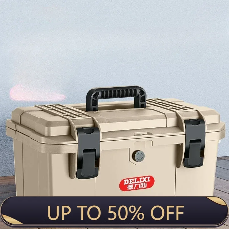Professional Tool Storage Box Multifunctional Tackle Box Hard Plastic Case Garage Accessories Tools For Mechanic Carrying