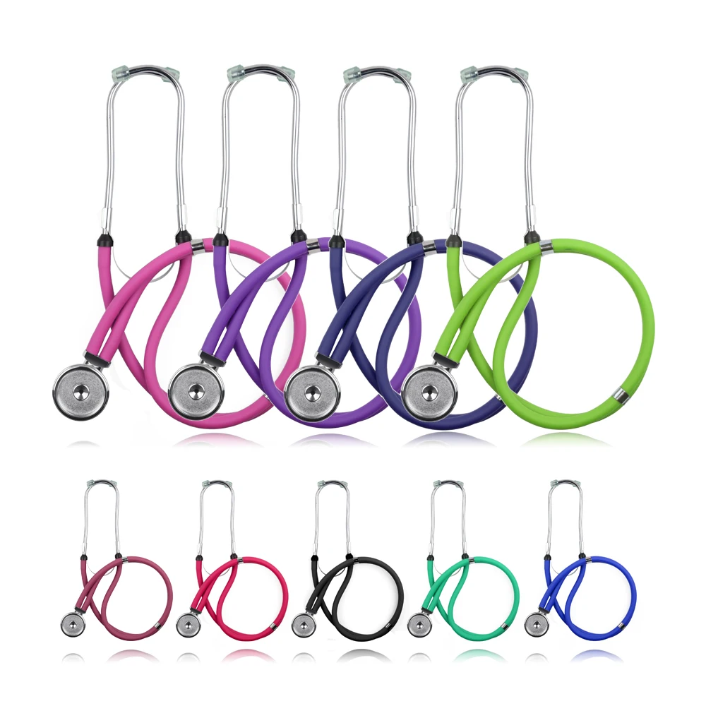Professional Dual Head Tube Medical Sprague Rappaport Estetoscopio Cardiology Cute Stethoscope Health Tool for Doctors Nurses A1