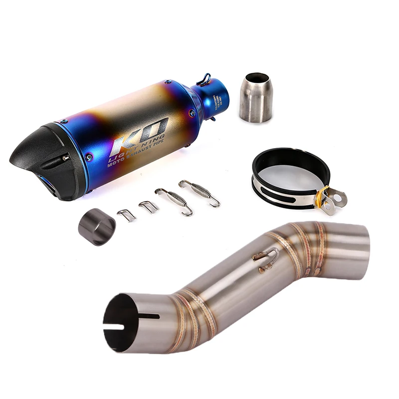 

Motorcycle Stainless Steel Exhaust Pipe Muffler Steel With DB Killer For HONDA CB400X CB500X 17-25 CB500F CBR400R 500R 16-25