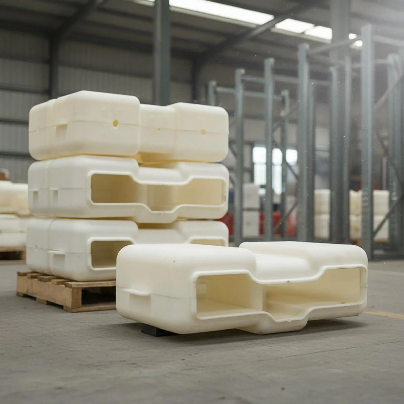 Plastic Concrete Weight Form Reusable 25kg Cement Block Form Gondola Counterweight Frame Wear-Resistant for Contractors