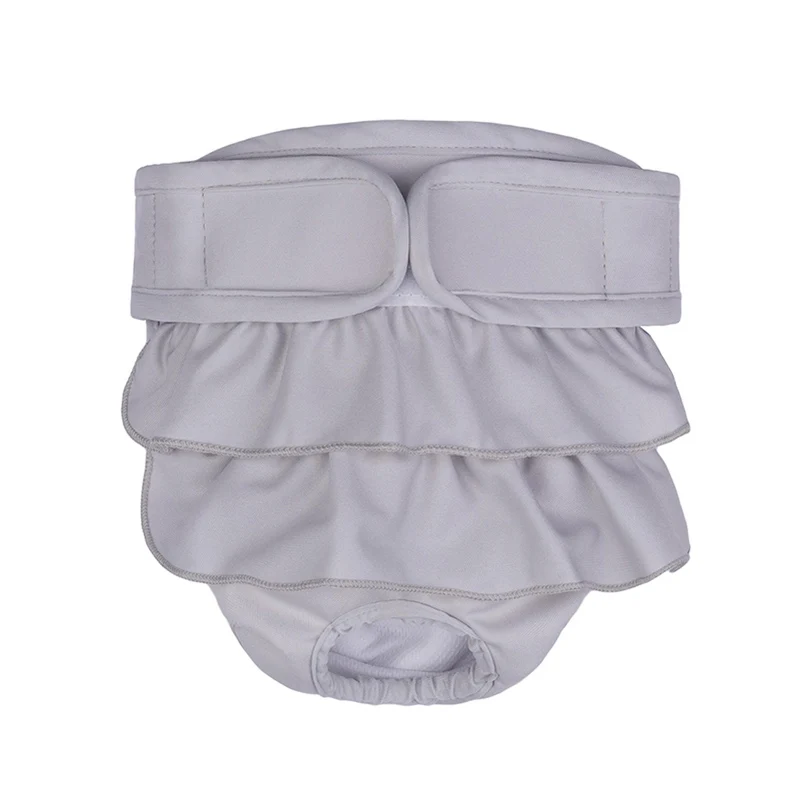 Cão de estimação shorts calcinha cintura ajustável exterior à prova dwaterproof água fralda roupa interior para pequenos cães médios calças fisiológicas