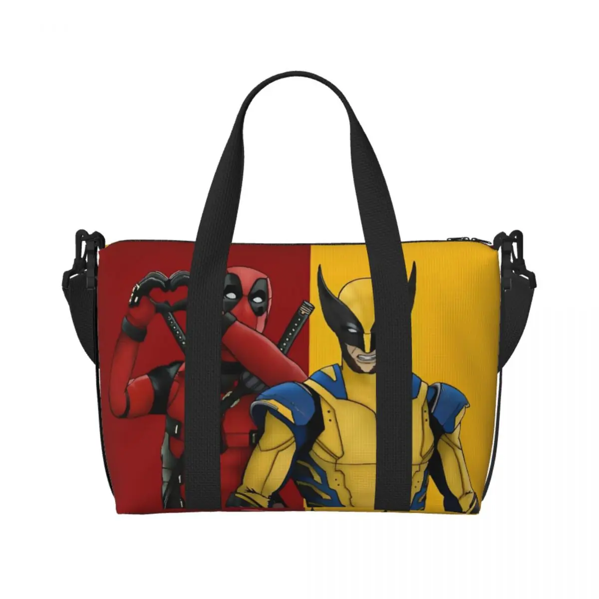 

Женская пляжная сумка-тоут с крутым фильмом Росомаха, очень большая спортивная сумка для ручной клади, классические сумки для путешествий из фильма