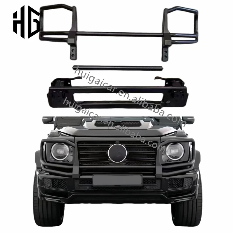 

G Class W463 Grille Front Bumper Guard Grille Front Protection Guard Fit for Mercedes Wagon G350 G400 G500 G63 W464 Guard Bar