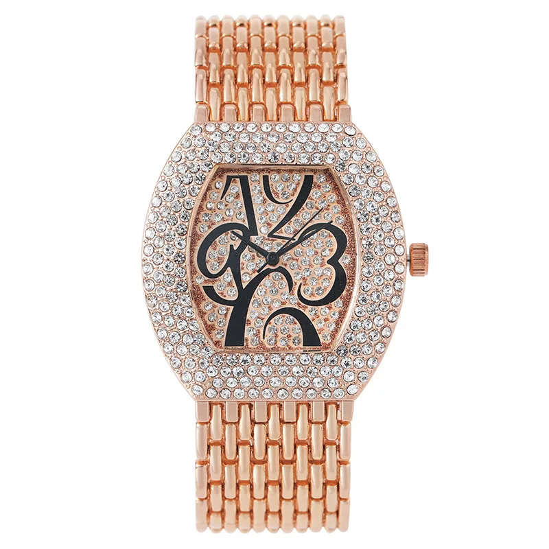 Fashion diamond studded starry digital women's watch, women's watch bracelet, women's quartz performance goods