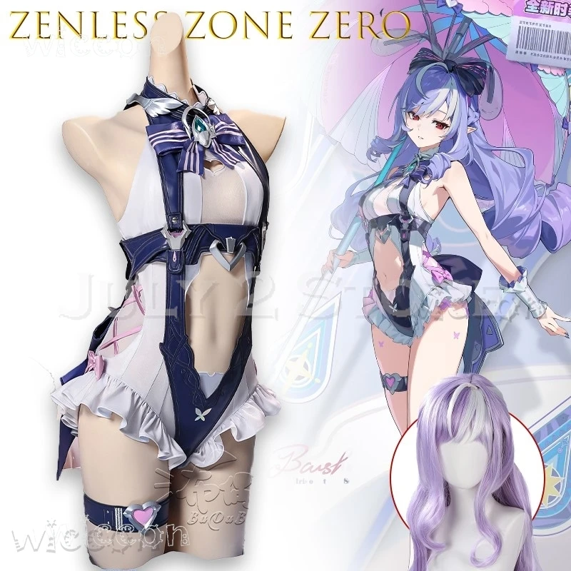 Disfraz Zenless Zone Zero Vivian Cosplay Costume d'halloween uniforme perruque Anime fête Halloween Anime déguisement de noël