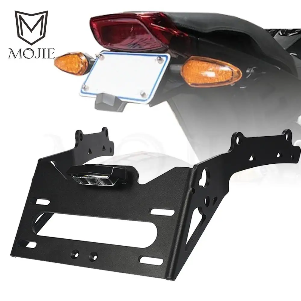 

For Indian FTR 1200 FTR1200 2019 2020 2021 2022 2023 2024 License Plate Bracket Rear Tail Tidy Fender Kit Holder Signal Light