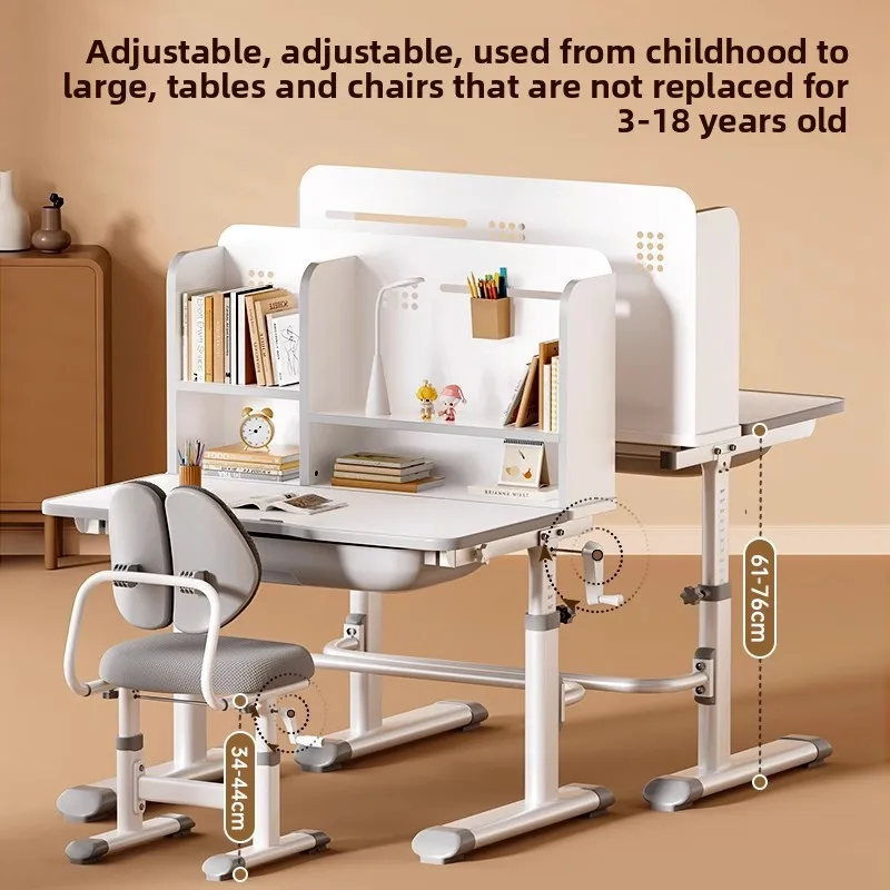 Children's Study Table Primary School Students' Writing Homework Desk Lifting Table Household Children's Special Desks and Chair