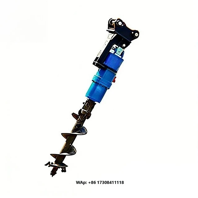 Manufacturer Direct SDZN4000 Excavator Hydraulic Earth Auger - High Torque Post Hole Digger Drill Q345B Alloy Steel Construction