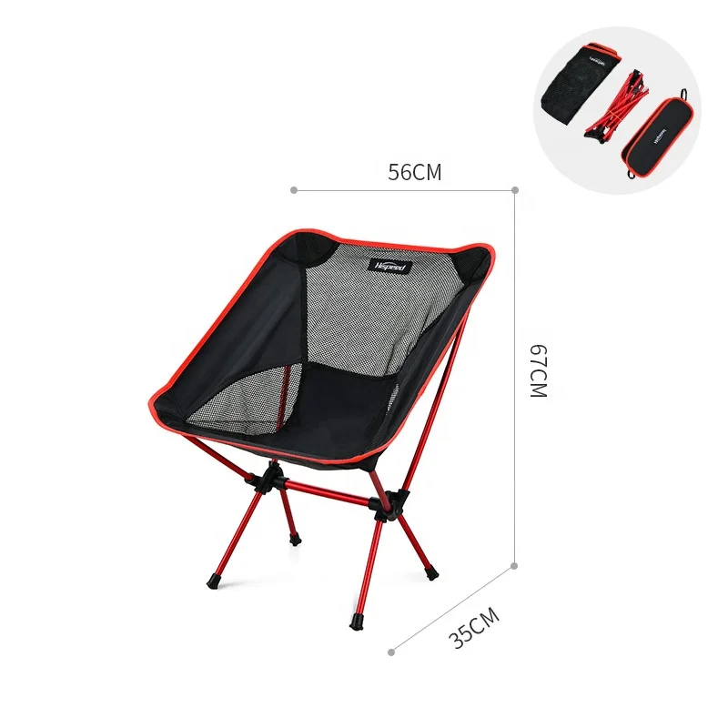 

Hunting Backpack Chair Foldable 200kgs Bear Loading Portable Custom Backpack Beach Chair with Carry Bag