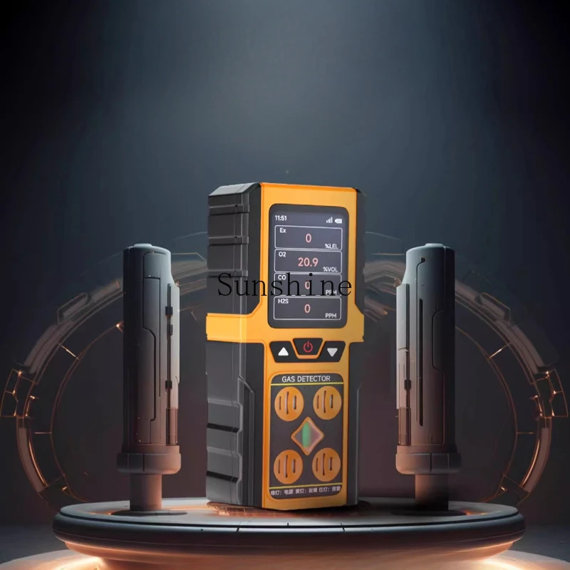 

4-In-1 Gas Detector Portable Multifunctional Combustible Oxygen