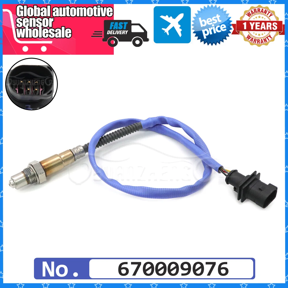 NEW 5 Wires Front Air Fuel Ratio Lambda O2 Oxygen Sensor 670009076 For Alpha-Romeo Giulia Stelvio Maserati Ghibli Quattroporte