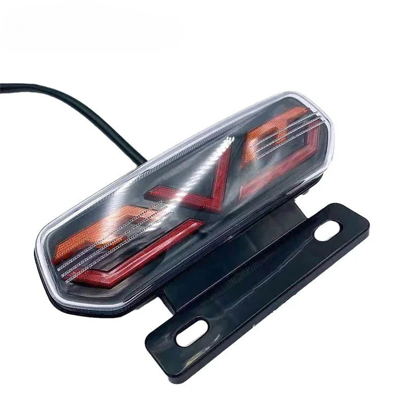 12V Motorcycle Rear Lights LED Motorcycle Brake Light ATV Tail Light Motorbike Stop Turn Signal Direction Indicator Blinker