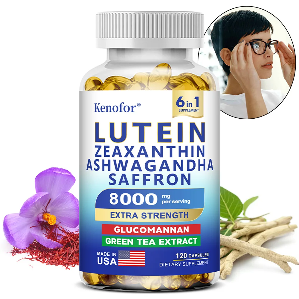 

Lutein and Zeaxanthin Capsules, Essential Eye Vitamins & Vision Health, Reduce Eye Fatigue, Dietary Supplement