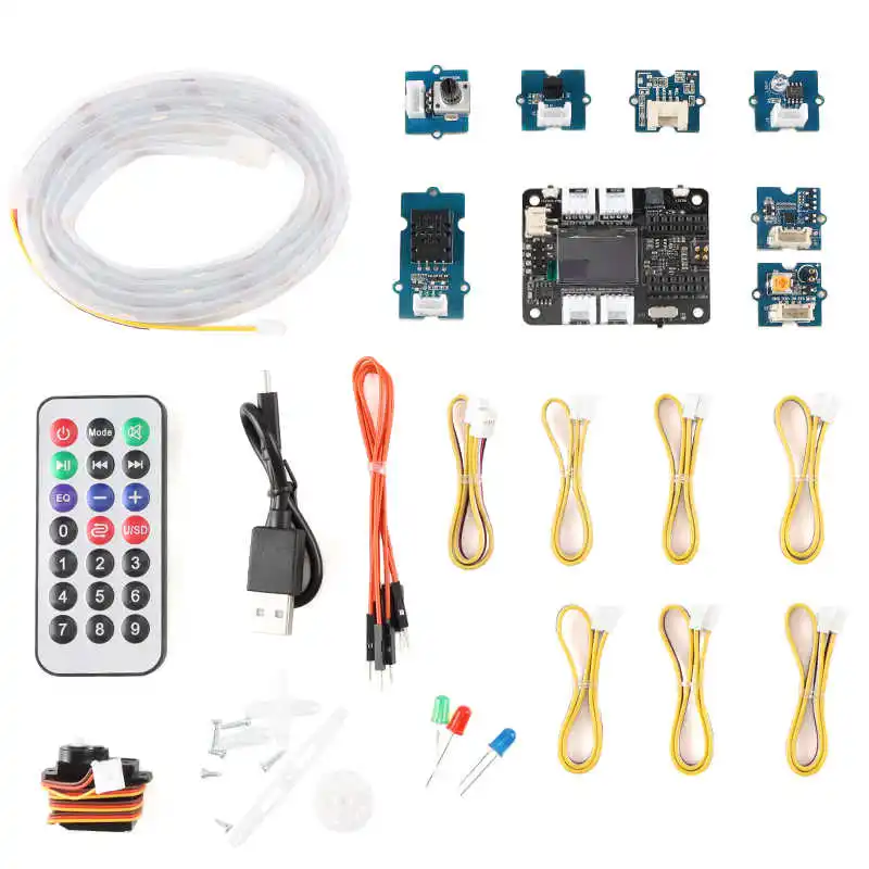 Original e genuíno XIAO Starter Kit Raspberry Pi XIAO Kit de sensor de placa de expansão multifuncional