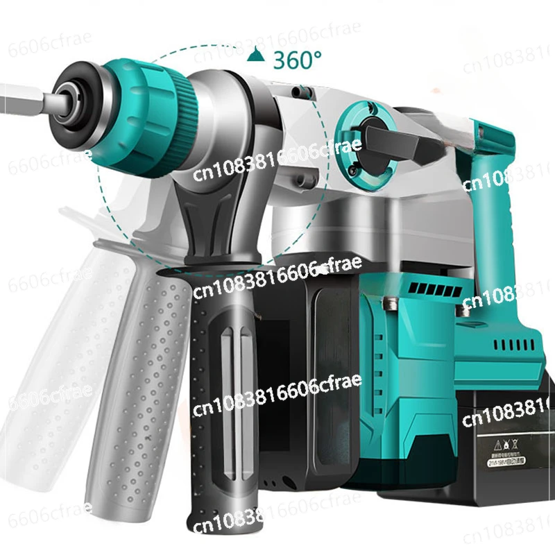 

Cordless electric rotary hammer impact drill 21V multifunctional electric screwdriver 2000/2500mAh with accessories