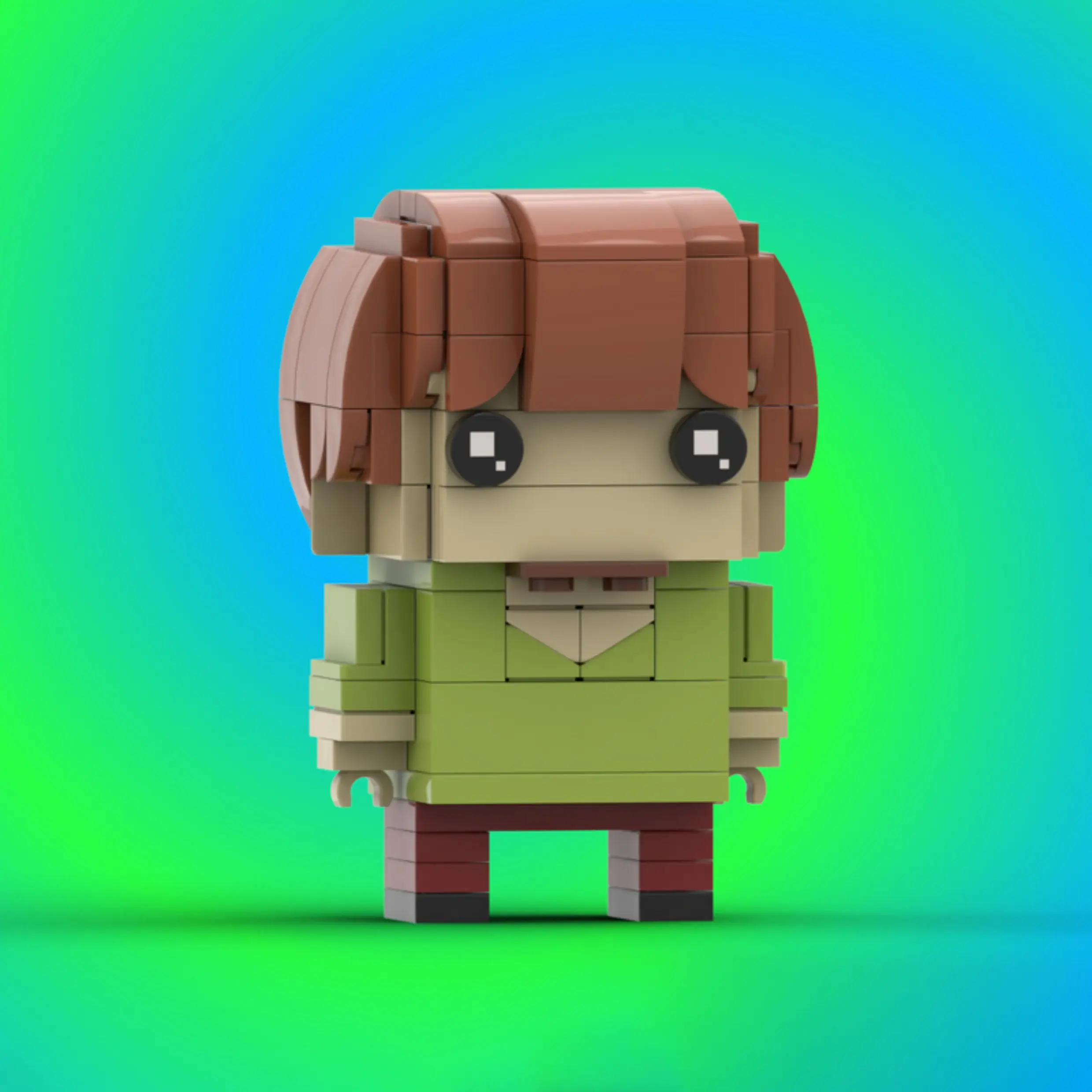 

Kids Assembly Toys Birthday Gift Anime Movie Action Figure Building Blocks MOC Adventure Cartoon Doll Chazy Dog Brickheadz Model