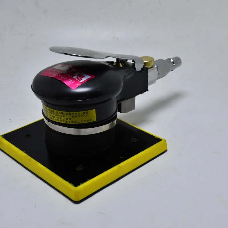 10000 Rpm Professional Air Sander 100*110mm Pneumatic Polishing Machine Stone Wood Grinding Air Polishing Machine Grinding Machi