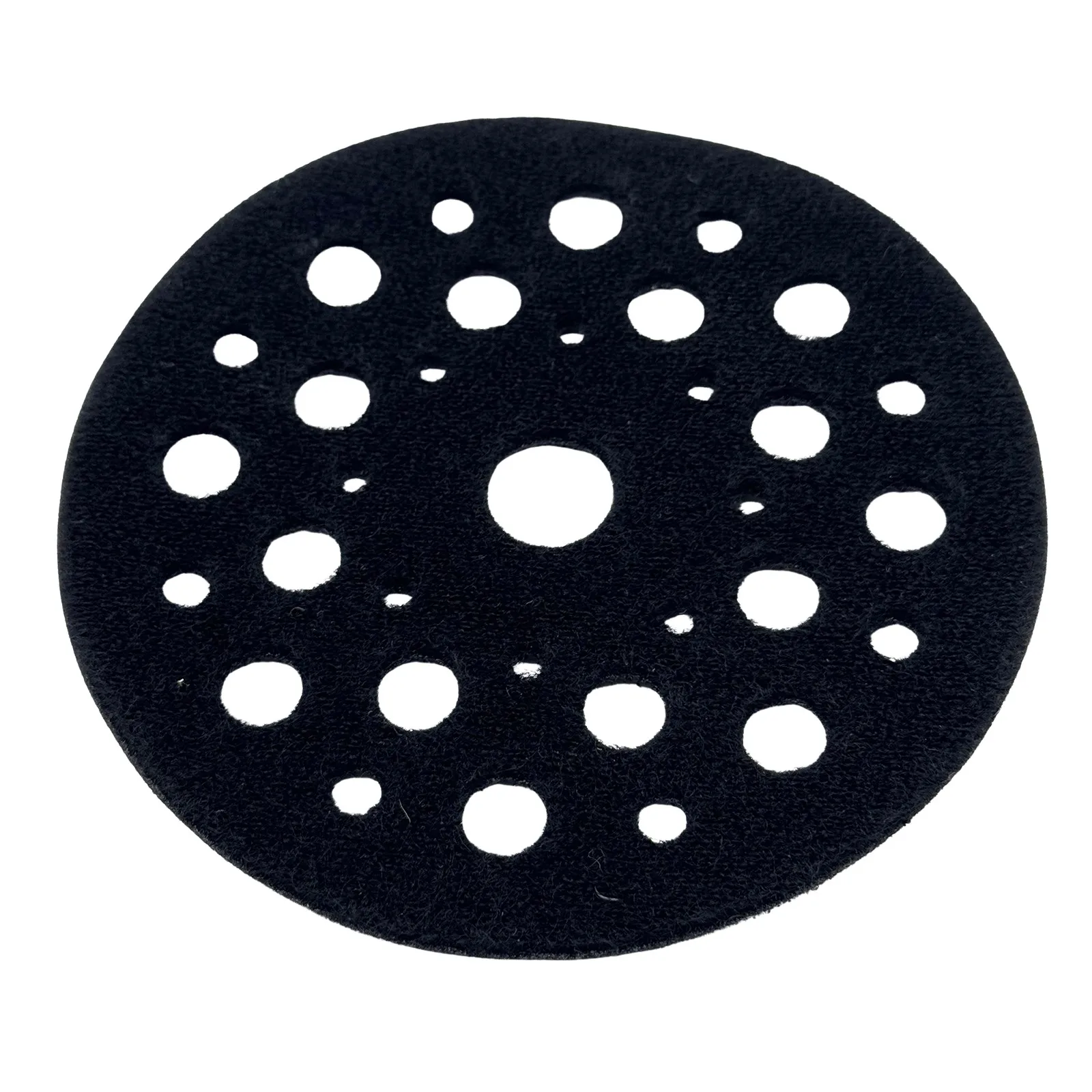 5 Inch(125mm) 33Holes Ultra-thin 3MM Surface Protection Interface Pad for Sanding Pads and Hook&Loop Sanding Discs Pad Protector