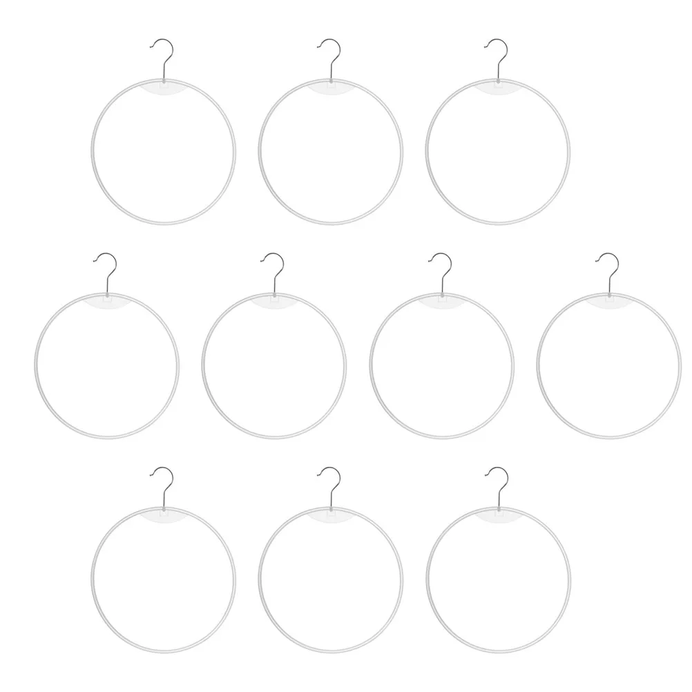 

10 Pcs Bikini Display Stand Brief Rack Holder Circle- Shape Women Briefs Showing Drying Metal