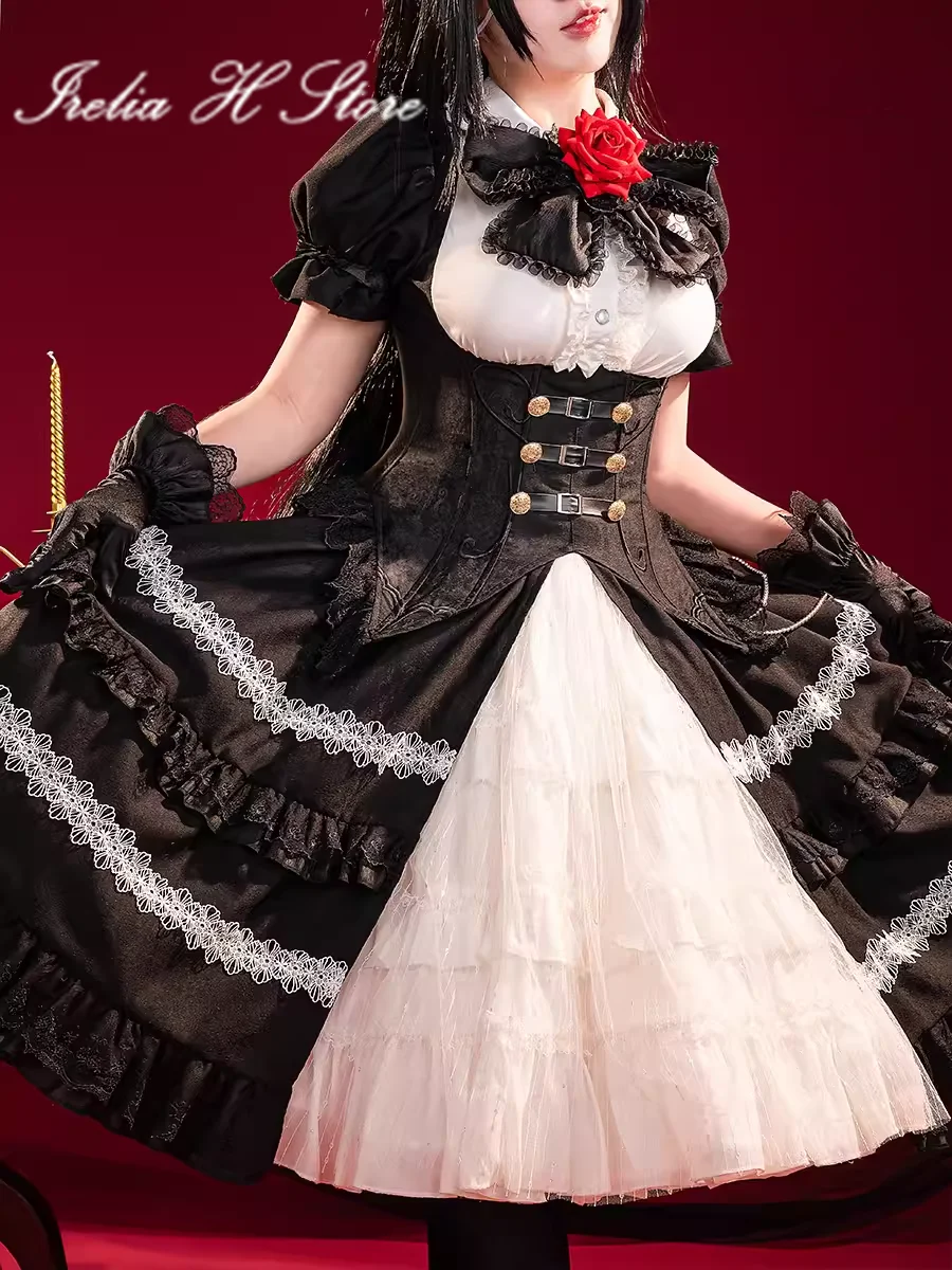 Presale Irelia H Store Date A Live Cosplay Tokisaki Kurumi Cosplay Costume Anime dress female Nightmare image 5
