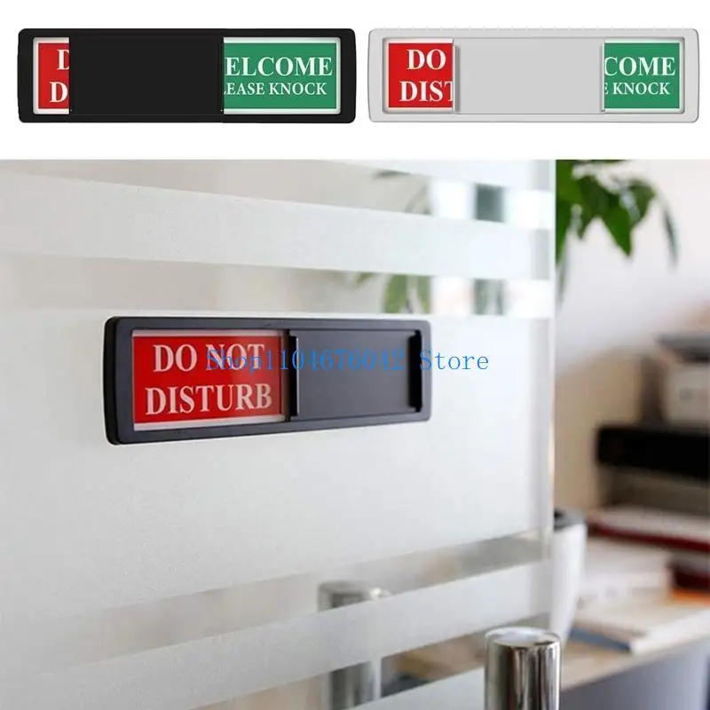 Do Not Disturb Simple Room Status Indicators Vacant In Use Slider for Household and Workspaces