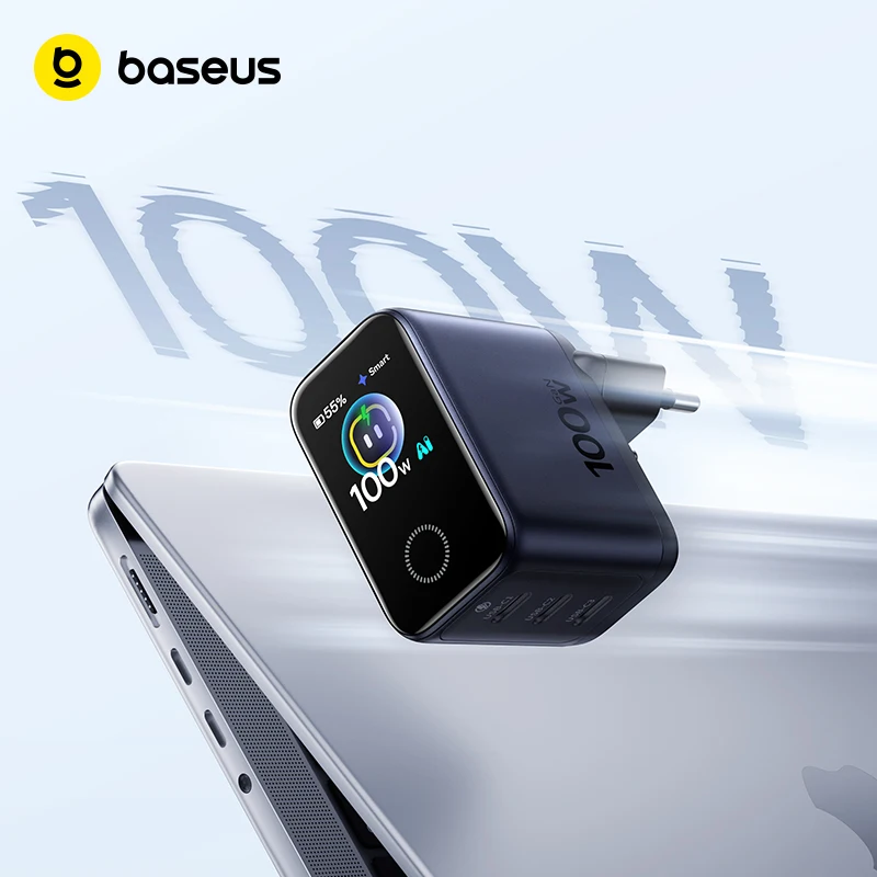 【New Sale】Baseus 100W Charger Fast Charger For iPhone 18 17 16 Xiaomi Samsung Laptop Tablet Charger PD Charger USB Phone Charger