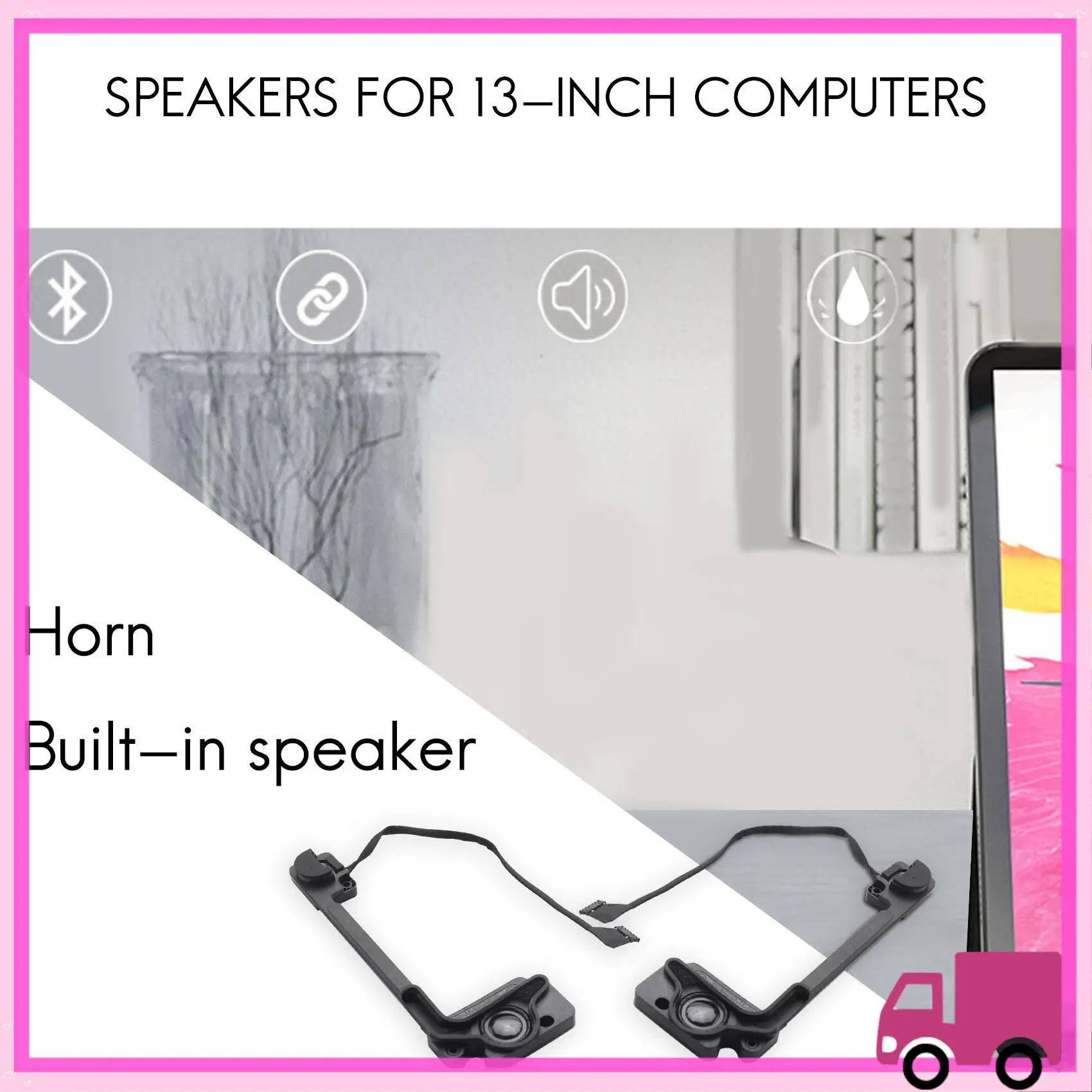 

Compact New Left + Right Speaker For Pro 13 Inch Retina A1502 Internal Speakers Late 2013 Early 2014 2015 923-0557 923-0