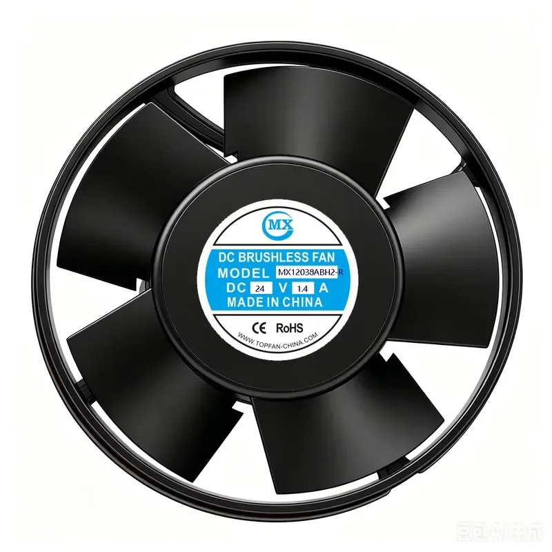Industrial 120mm explosion-proof axial cooling fan, DC 24V high temperature resistance