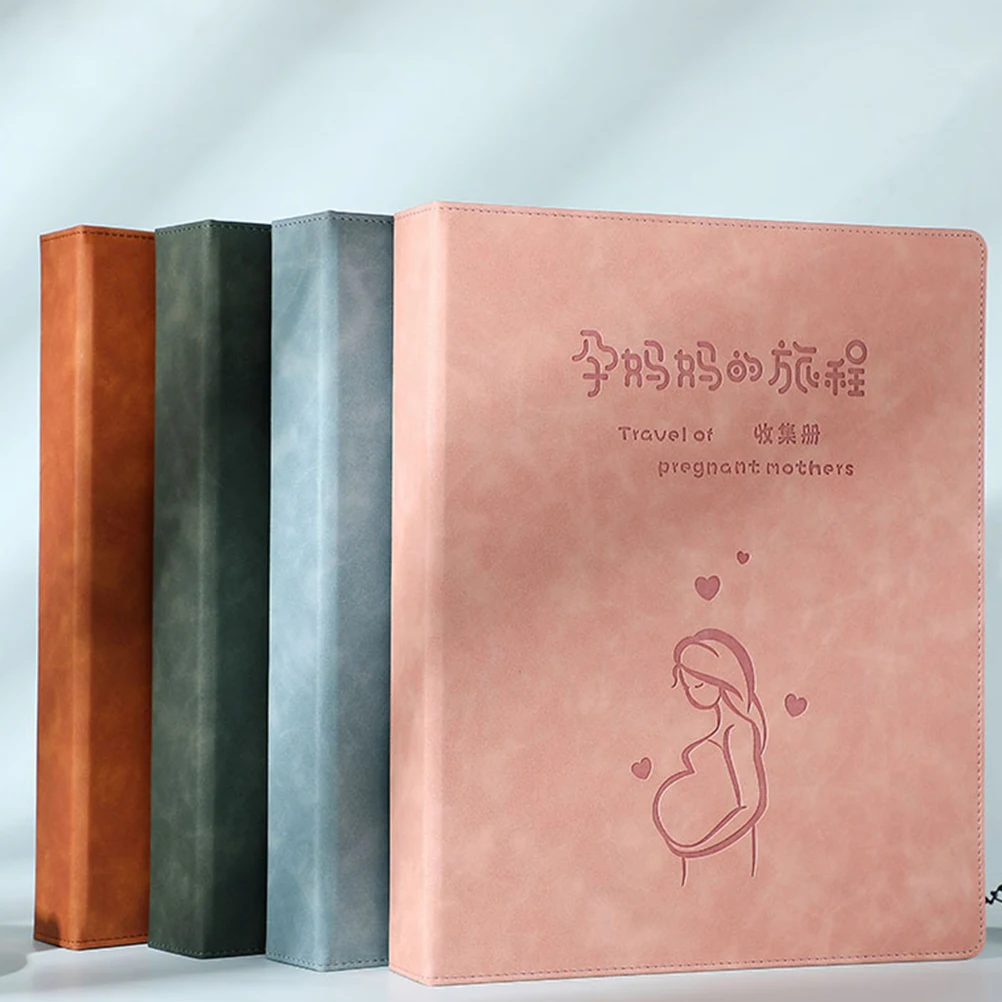 Diario di gravidanza Libro ricordo Maternità Baby Arrival Organizer Mini Notebook Portatile Leggero Durevole