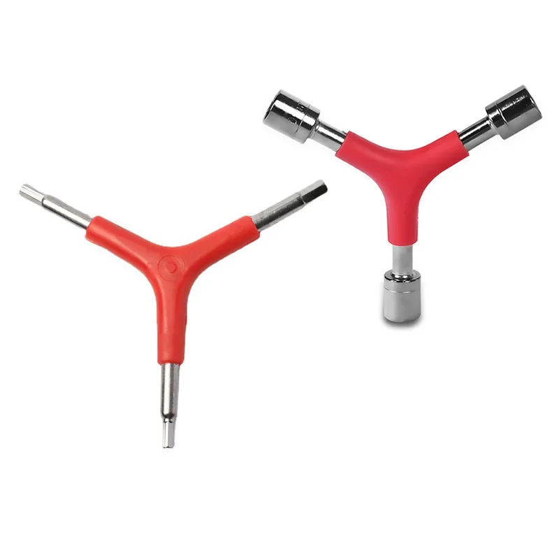 Mountain Bike Repair Tool, 3-Way Hex Wrench Socket
