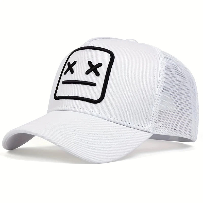 Unisex Xx Embroidery Baseball Net Caps Hip Hop Cap Spring and Summer Outdoor Adjustable Casual Hats Sunscreen Hat