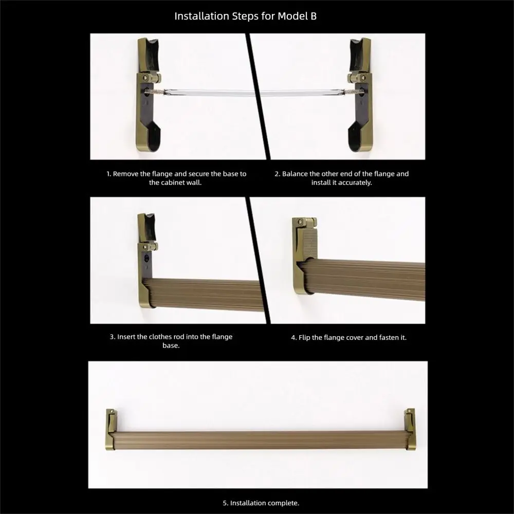 Zinc Alloy Pipe Bracket Inner Dia.16mm Half/All Pass Corner Flange Seat Black Silver Gold Ceiling Fixed