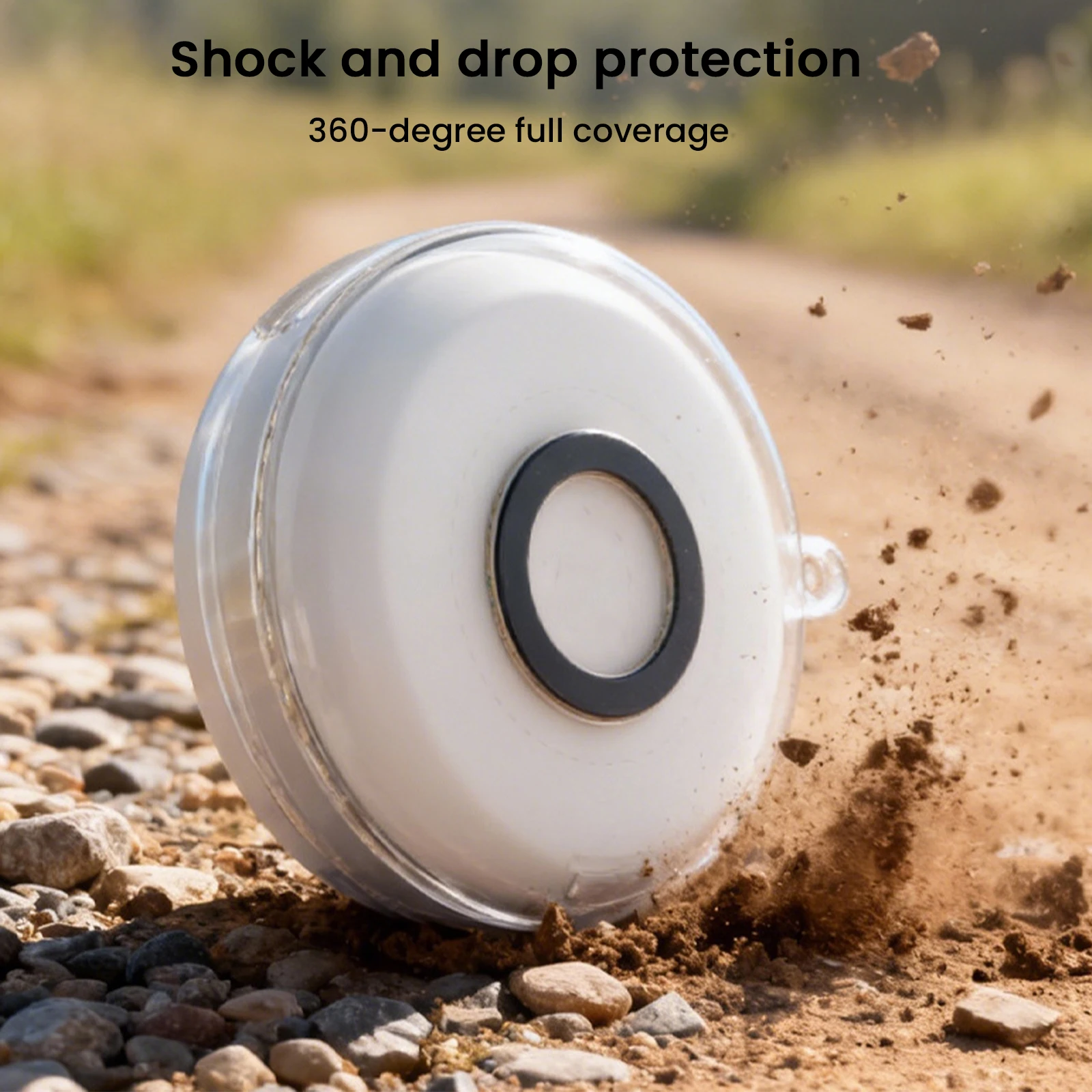 TPU Protective Cover with Carabiner Scratch Resistant Cover Headphone Cover Compatible for Anker for Soundcore Sleep A30 Earbuds - view 6