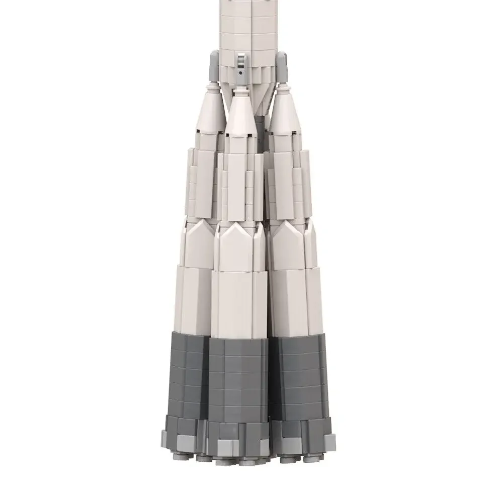 MOC-104017 Space Station Launch Vehicle Building Block kit Rocket Family gally Model DIY Kids Puzzle Toys regalo di compleanno 709pcs