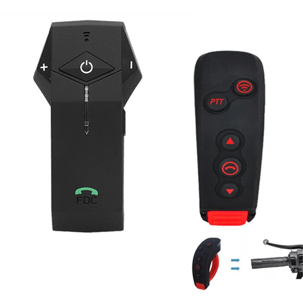 Bluetooth Headset Intercom for motorcycle Bike Skii helmet and remote controller