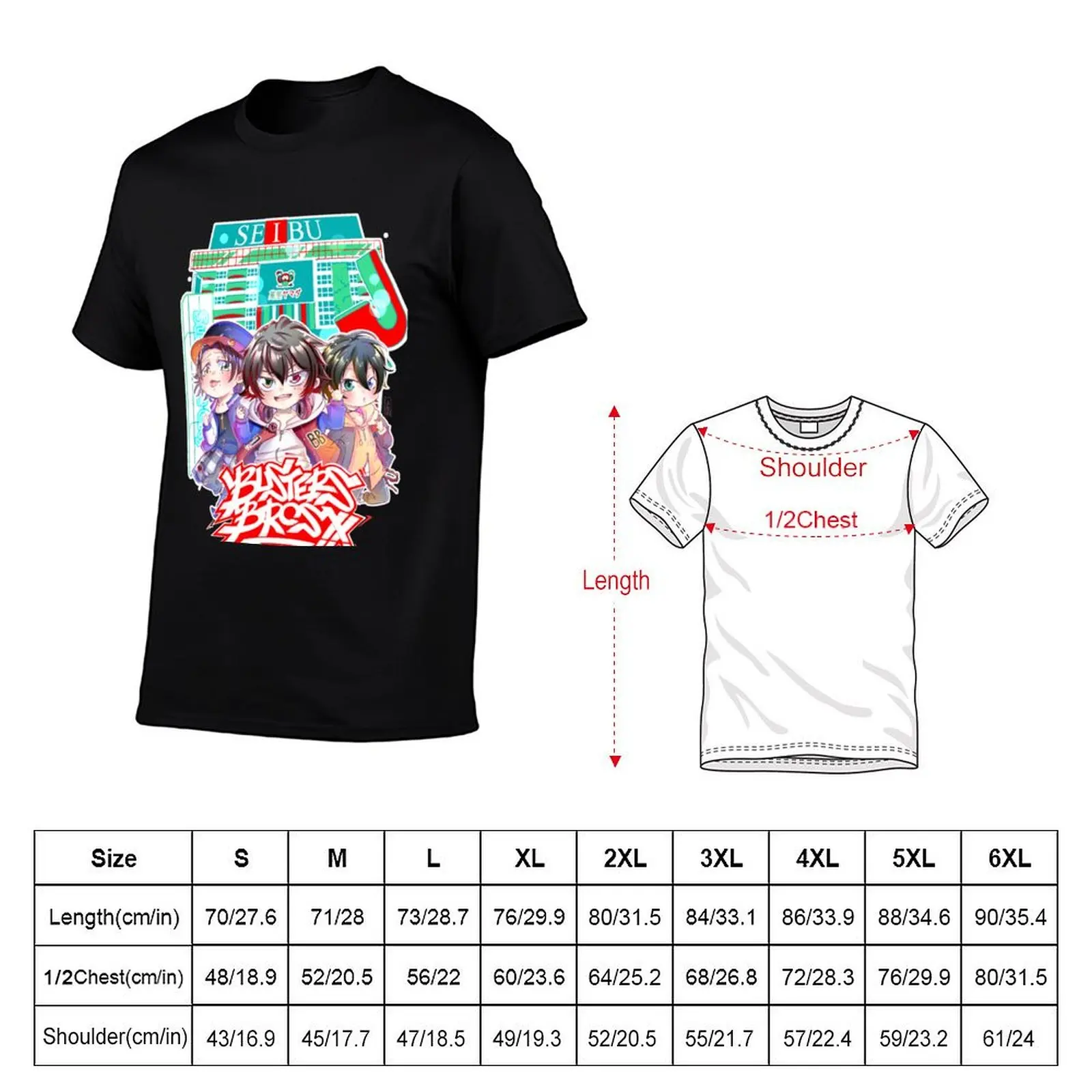 Buster Bros !!! T-Shirt Utility Work Short Sleeve Top