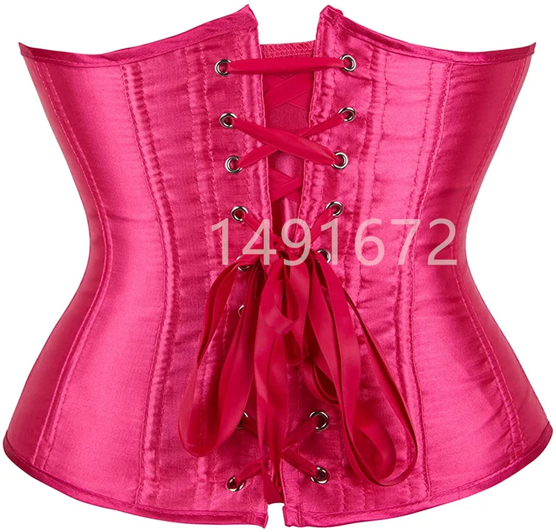 Underbust Corset Top Waist Cincher Workout Shape Body Belt Plus Size Lingerie Gothic Corsets Espartilho Korse Corsetto Black Red