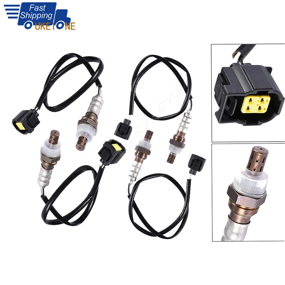 4szt Do Jeep Liberty Grand Cherokee Commander Dodge Durango Ram 1500 Czujnik tlenu O2 Up+Downstream 234-4274 234-4593 Auto Part