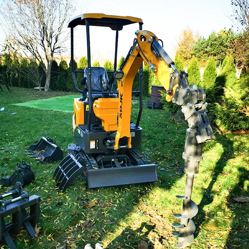حفار صغير مصنوع في الصين 1 طن 1.5 طن 2 طن حفارة صغيرة توصيل مجاني حفار صغير يمكن تخصيصها