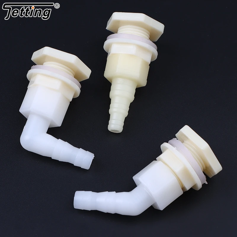 2Pieces Plastic Connector Poultry Pet Farming Chicken Rabbit Drinker Barbed Pagoda Joint Coupling Water Tank Hose Outlet Inlet