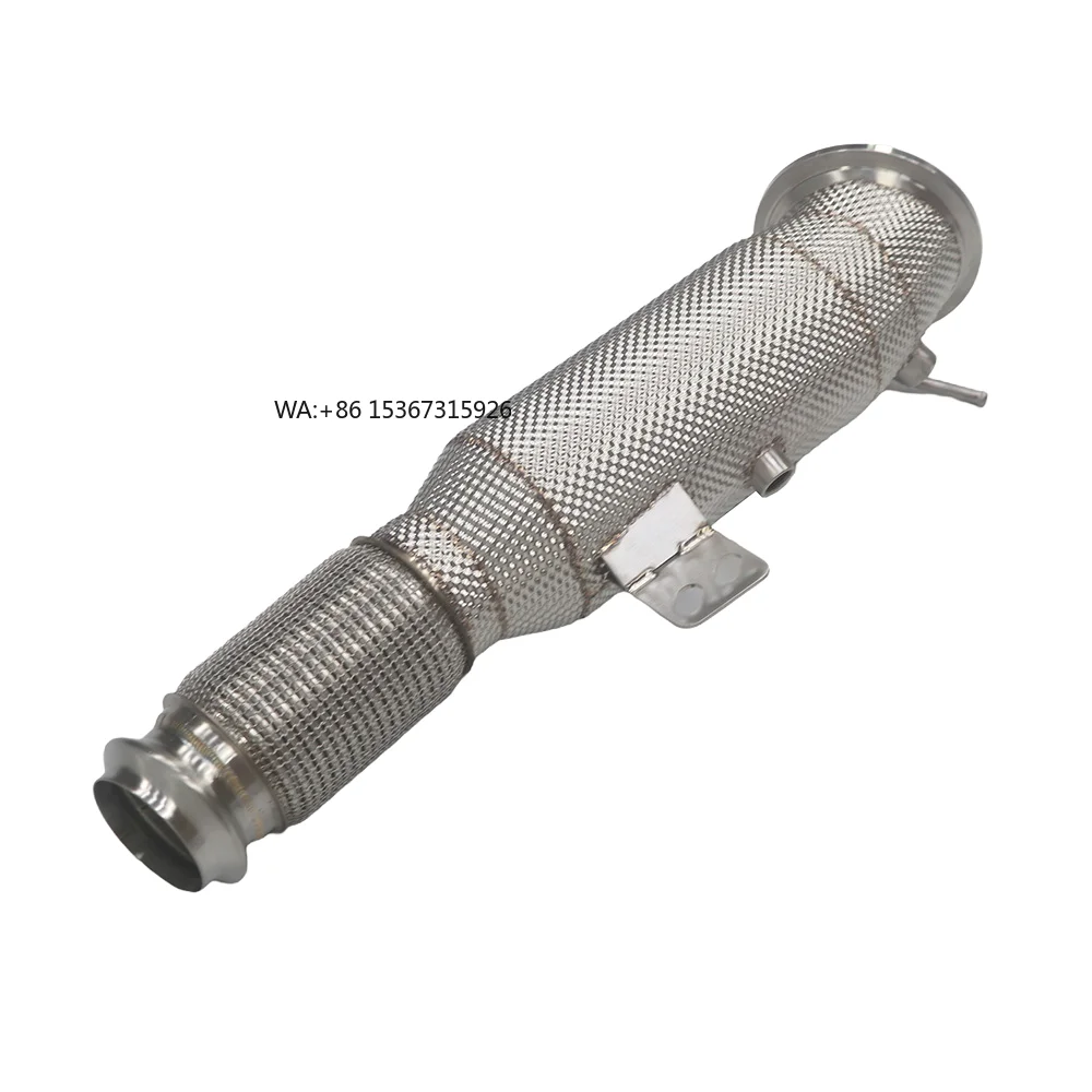 

High-Flow Stainless Steel Exhaust Pipes for Porsche Heat Shield